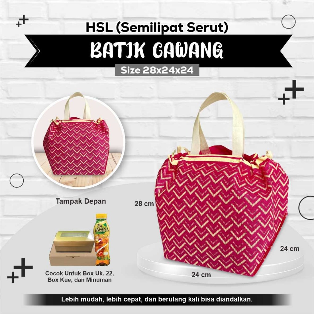 

[LUSINAN] Tas Box Nasi Tas Hajatan Tas Kotak Nasi 22x22 Tas Tasyakuran Tas Hajatan 28x24x24