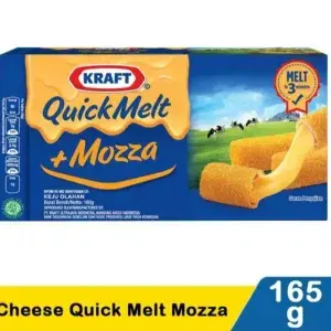 

Keju Kraft Quick Melt Mozza 165 Gram