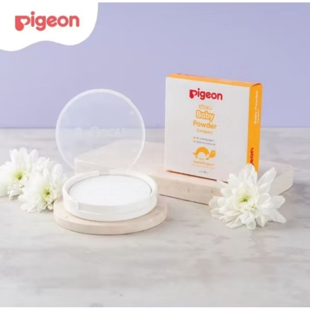 pigeon baby compact powder bedak padat