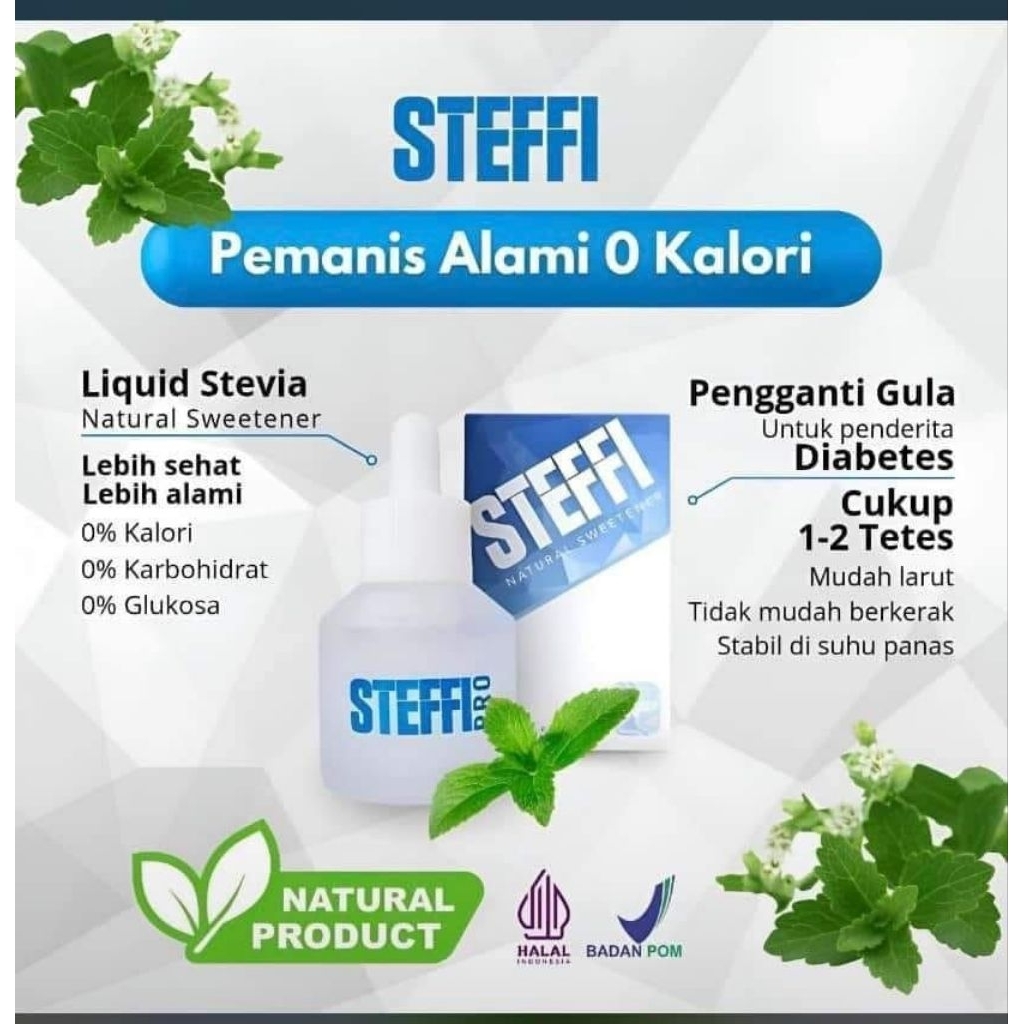 

Steffi Pro – Pemanis Alami Pengganti Gula, Rendah Kalori untuk Diet Sehat
