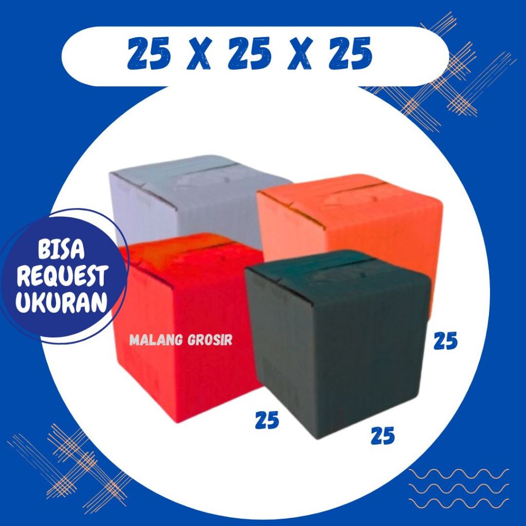 

Kardus 25x25x25 Kardus Packing Karton Dus Kotak Kemasan Air Minum Jamu Madu Obat Gelas Botol Minuman