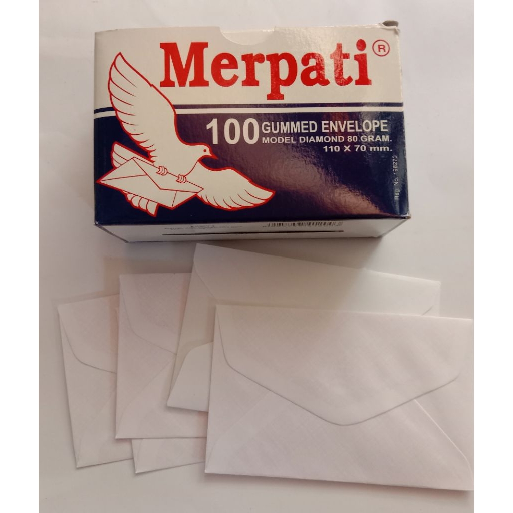 

Amplop MERPATI Kecil (1pack isi 100 lembar)