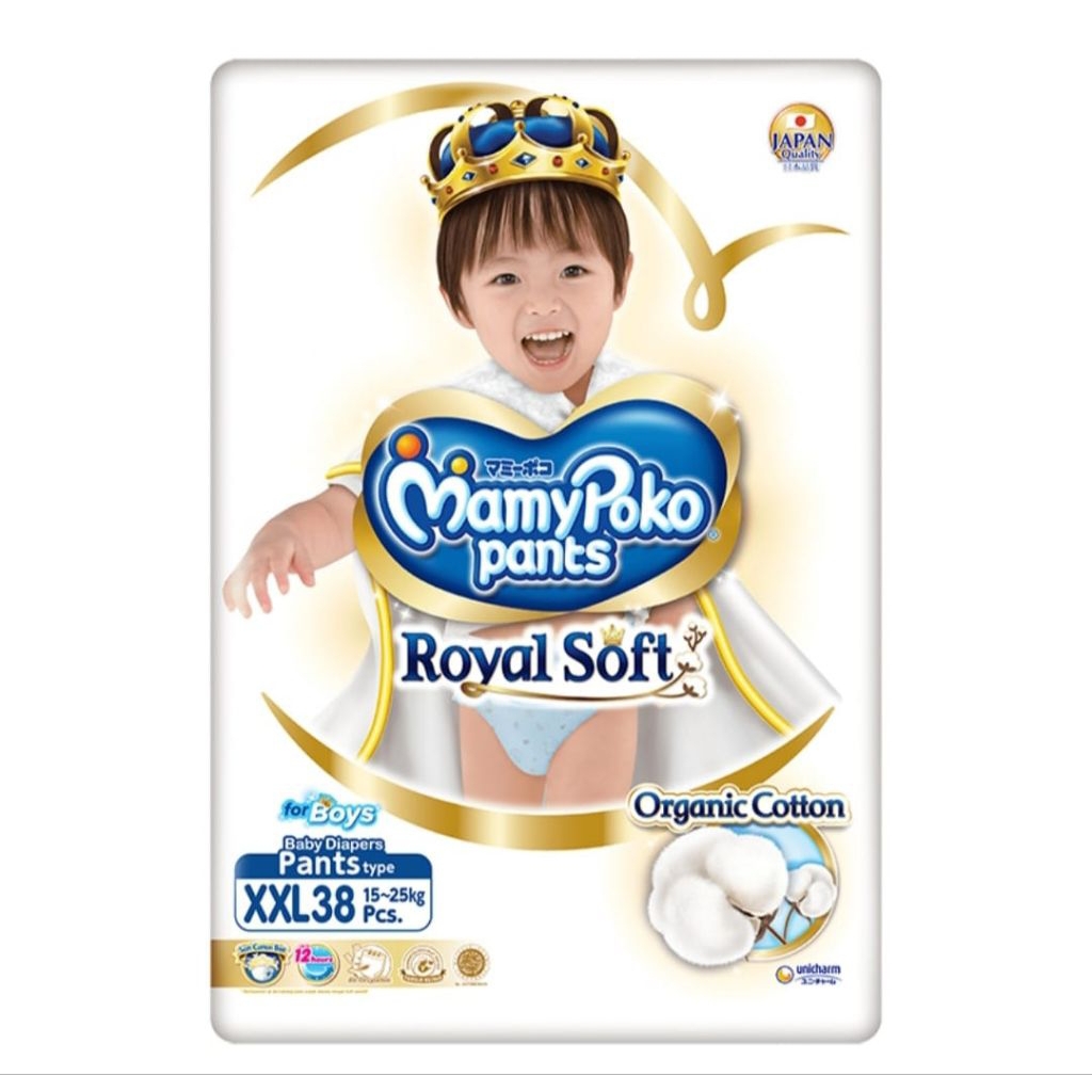 Mamypoko Royal Soft XXL 38 XXL38 popok celana