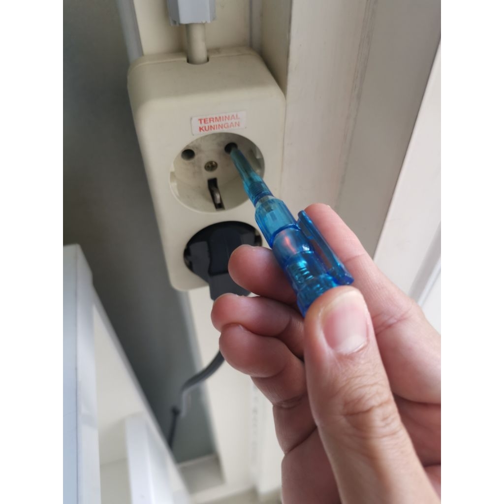 Obeng tespen listrik obeng test pen listrik Obeng test pen listrik lampu