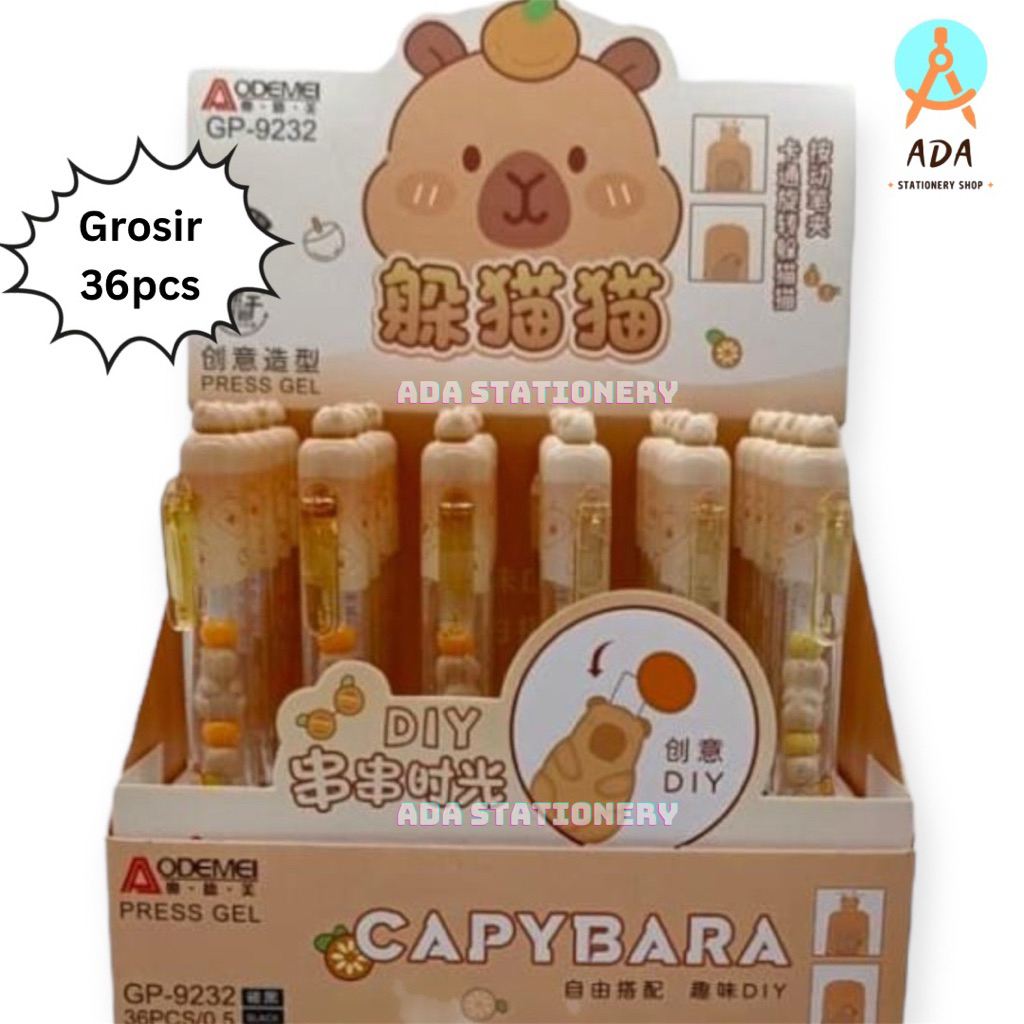 

GROSIR 36pcs PENA AODEMEI CAPY SURPRISE/GP-9232/GEL PEN LUCU