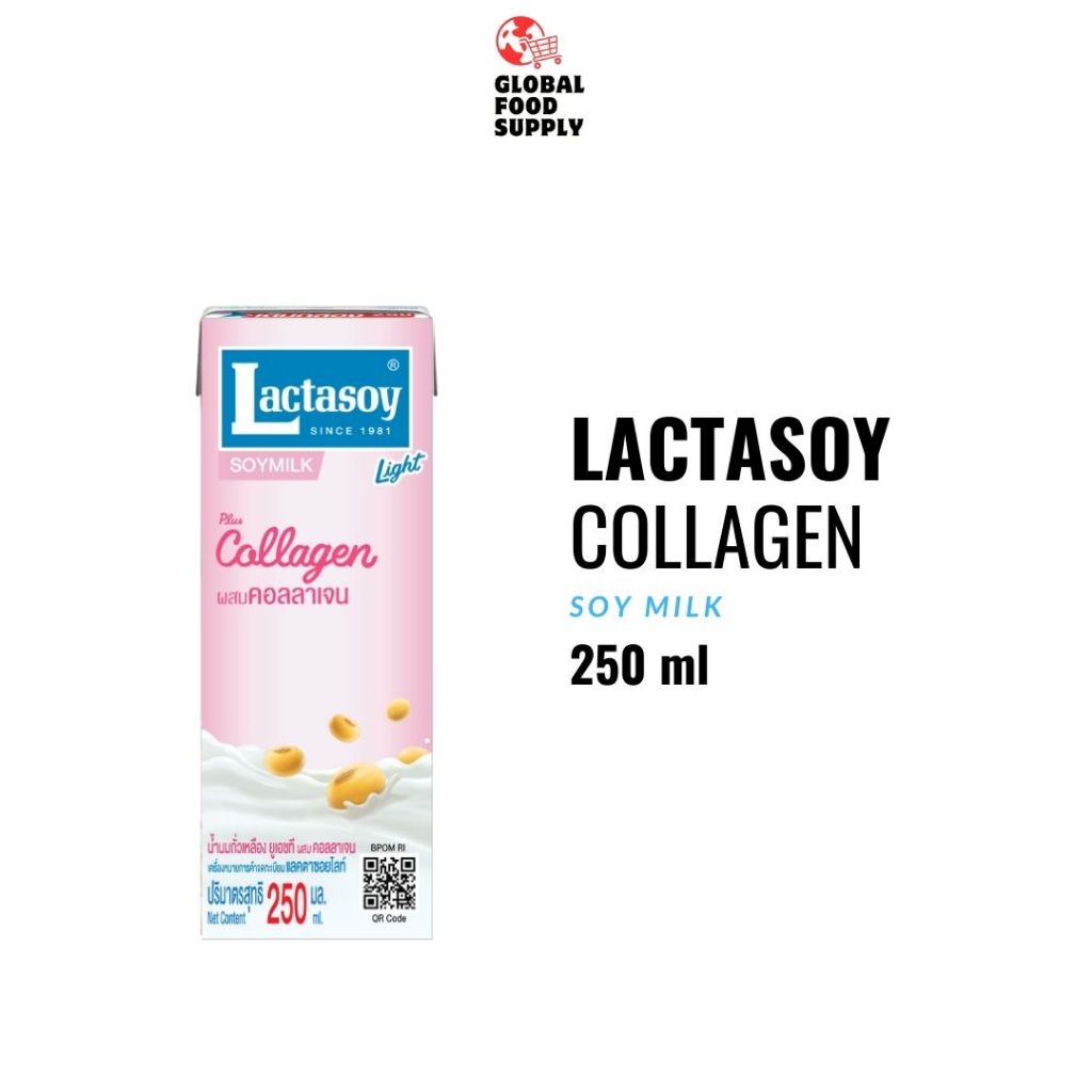

[TERMURAH] Lactasoy Soy Milk Collagen 250 ml | ED : 01/10/2025 | SUSU COLLAGEN | 100% ORIGINAL | SUSU KACANG KEDELAI