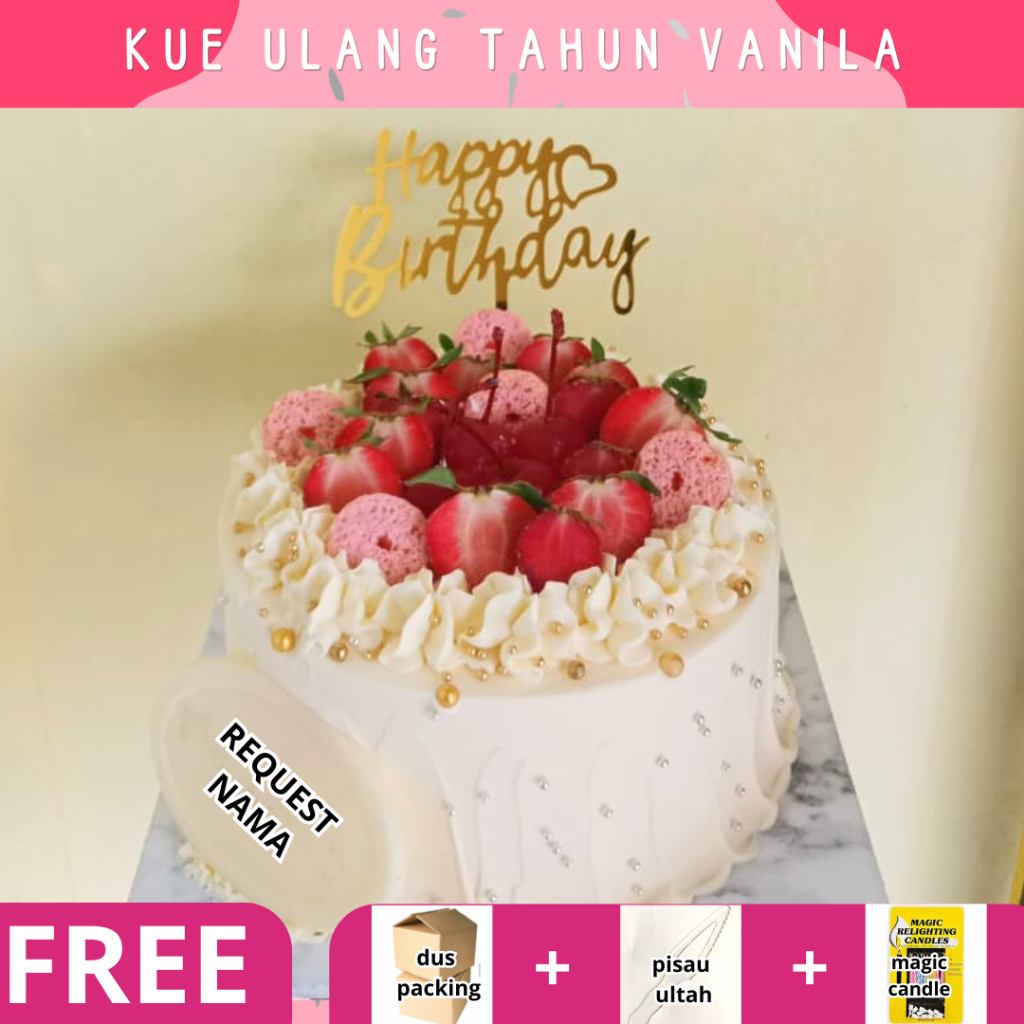

Kue Ulang Tahun / Blackforest / Fruit Cake / Strawberry / Birthday Cake / Kue Ultah / Kue Coklat