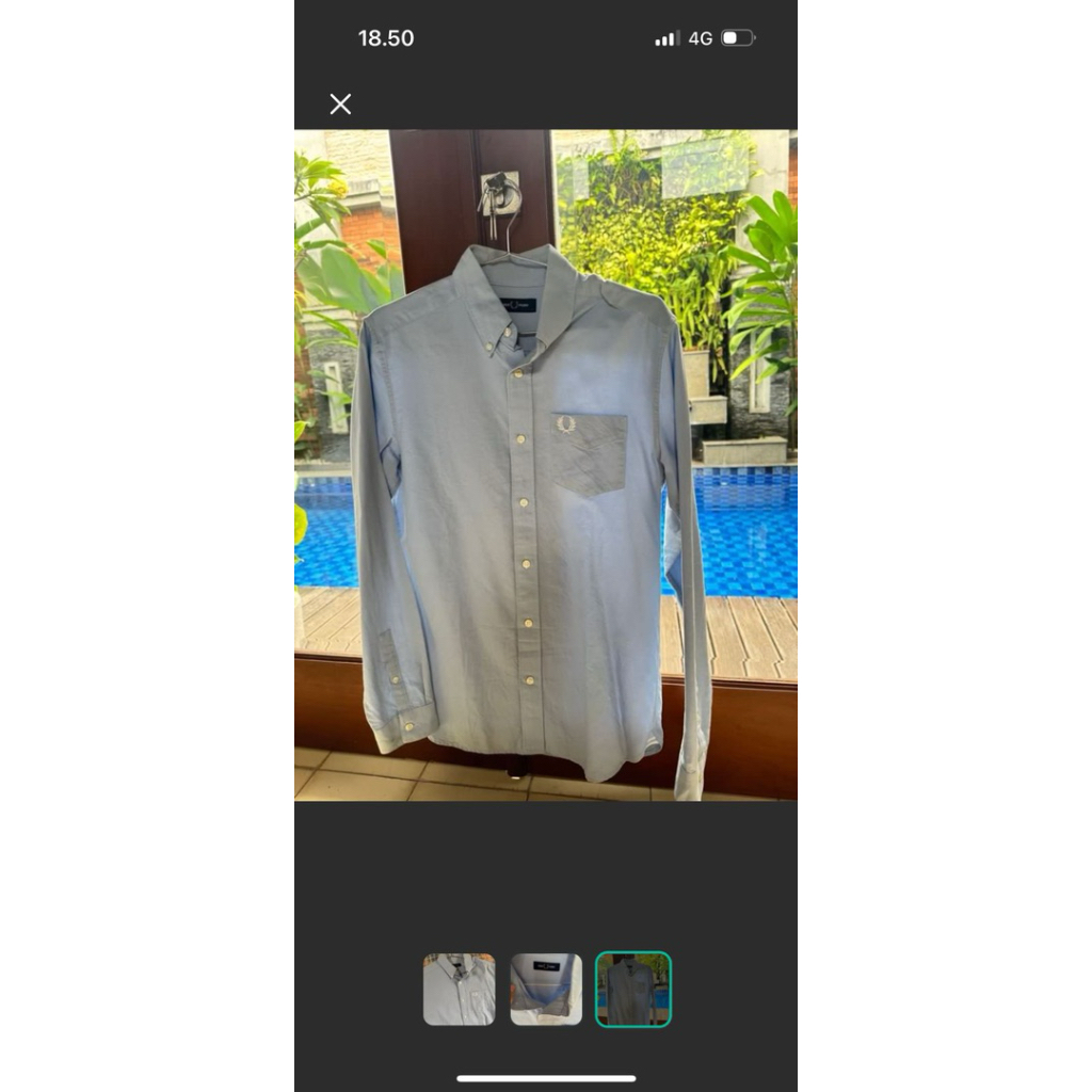 kemeja fred perry (second)