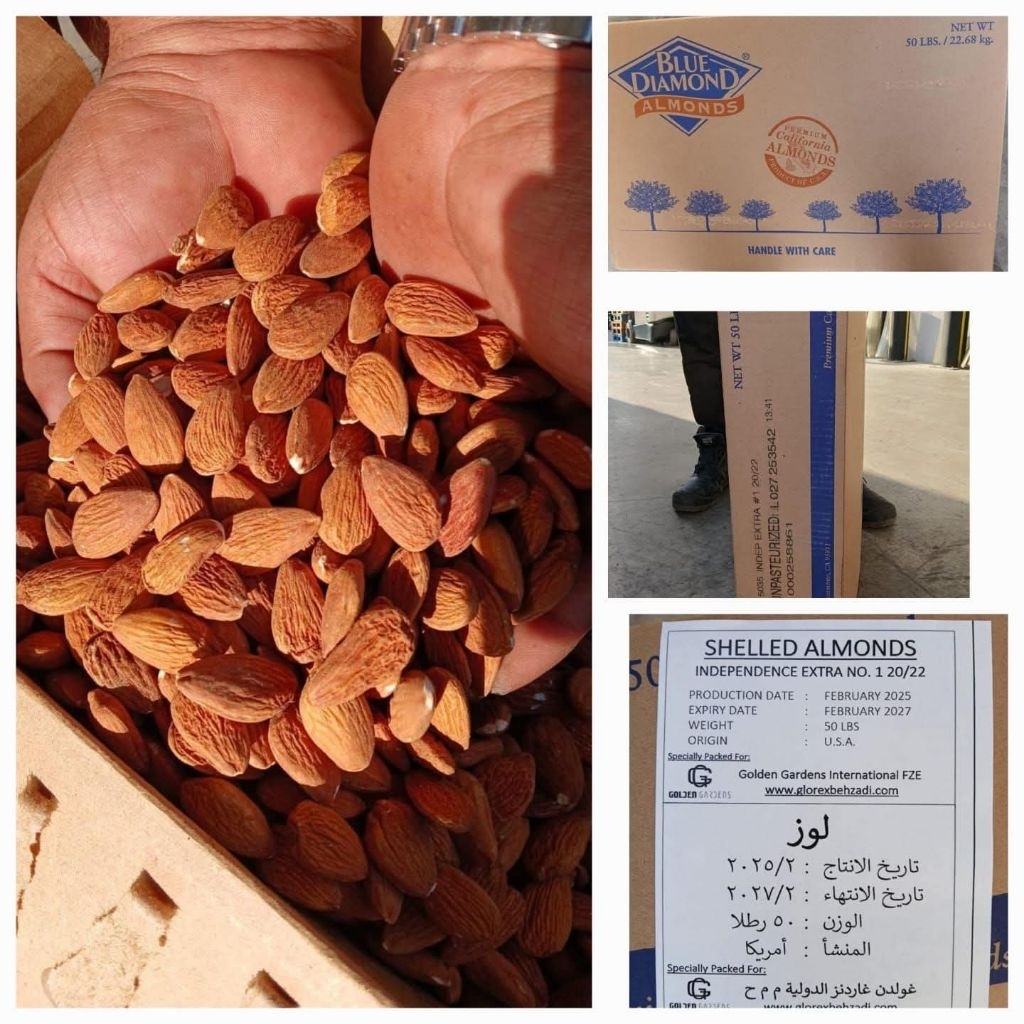 

Kacang Almond Kupas Raw Mentah 250g