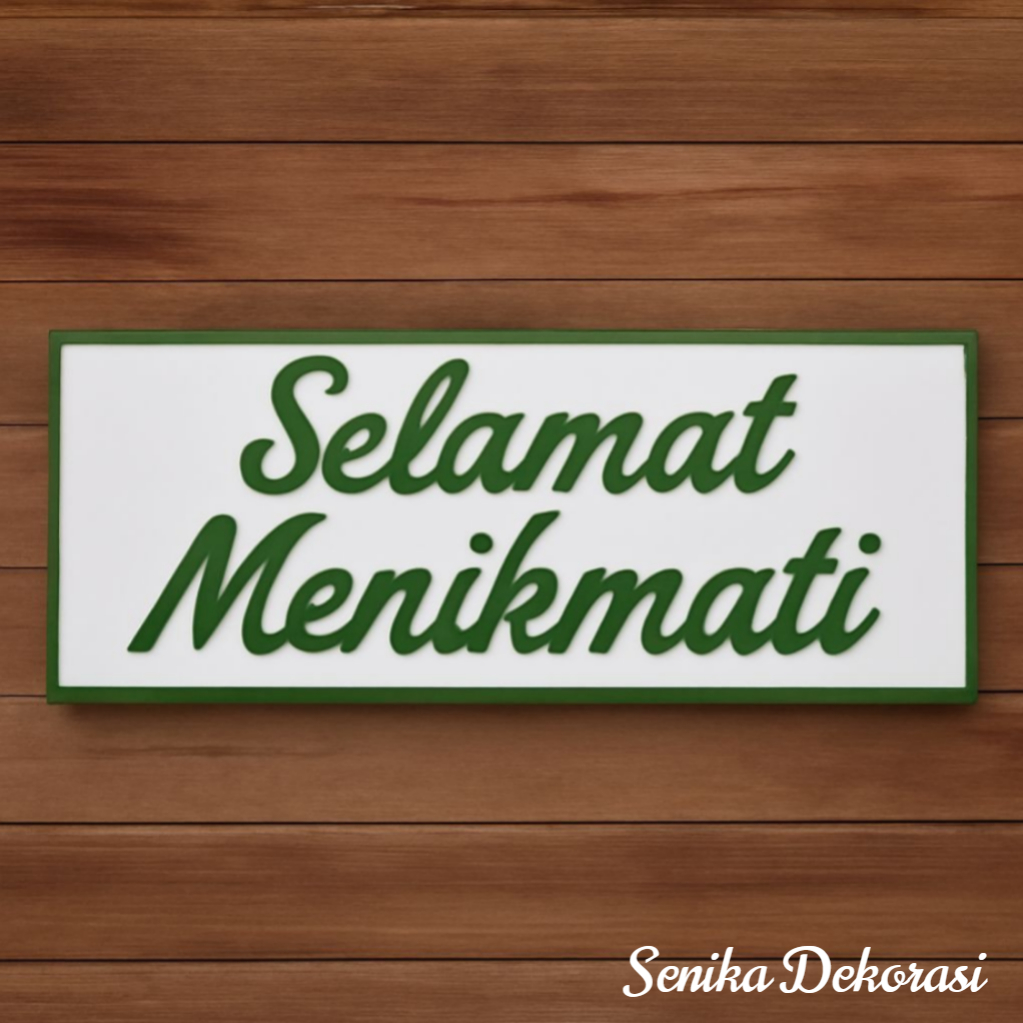 dekorasi papan ucapan selamat datang styorofoam