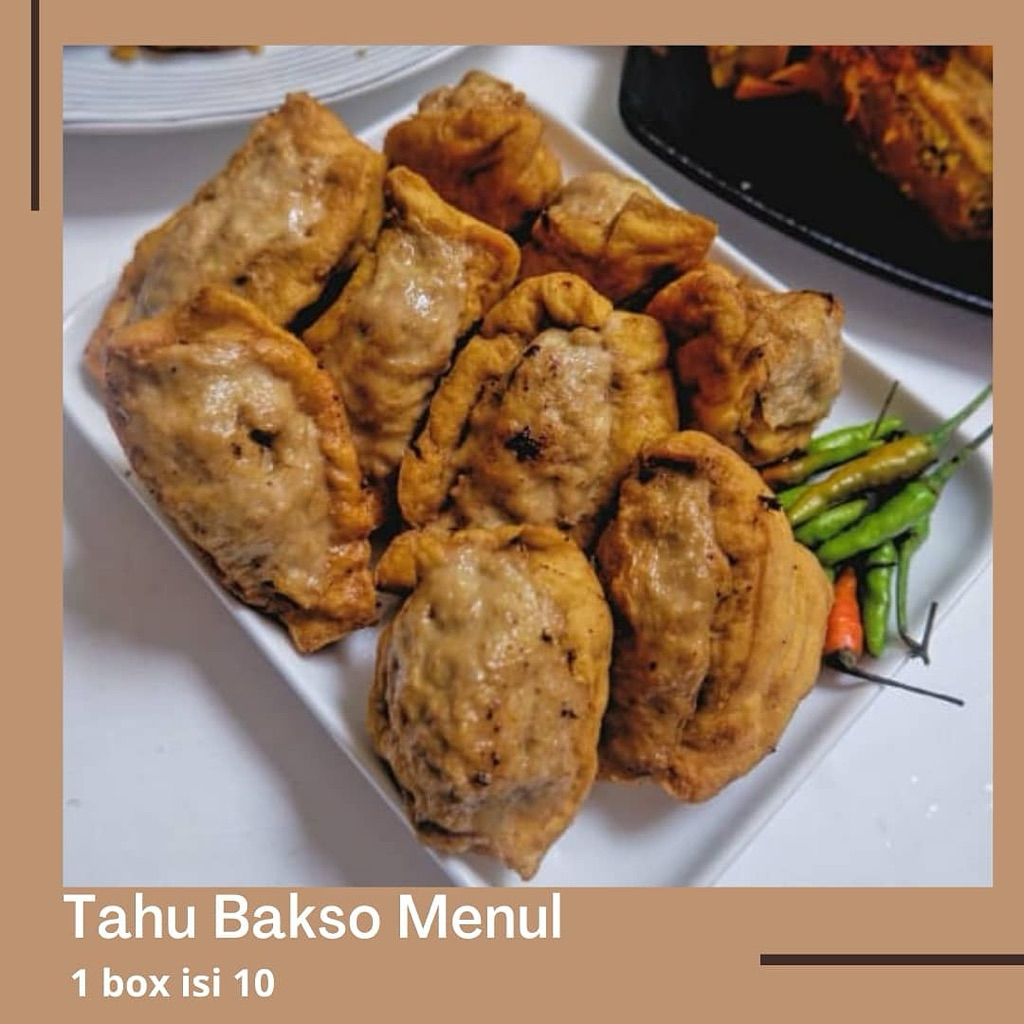 

Tahu Bakso Menul Frozen isi 10pcs - Siap Goreng