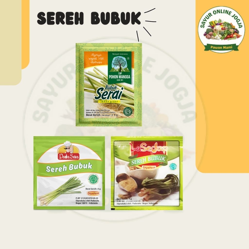 

Serai bubuk - PAWON MAMI SAYUR ONLINE JOGJA