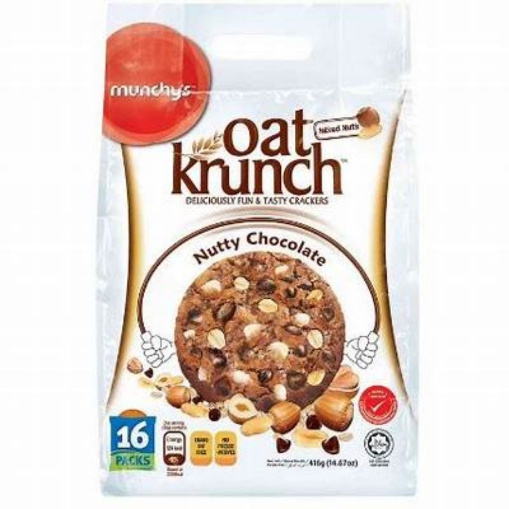 

Oat Krunch Nutty Chocolate 390g 1dus isi 12pcs