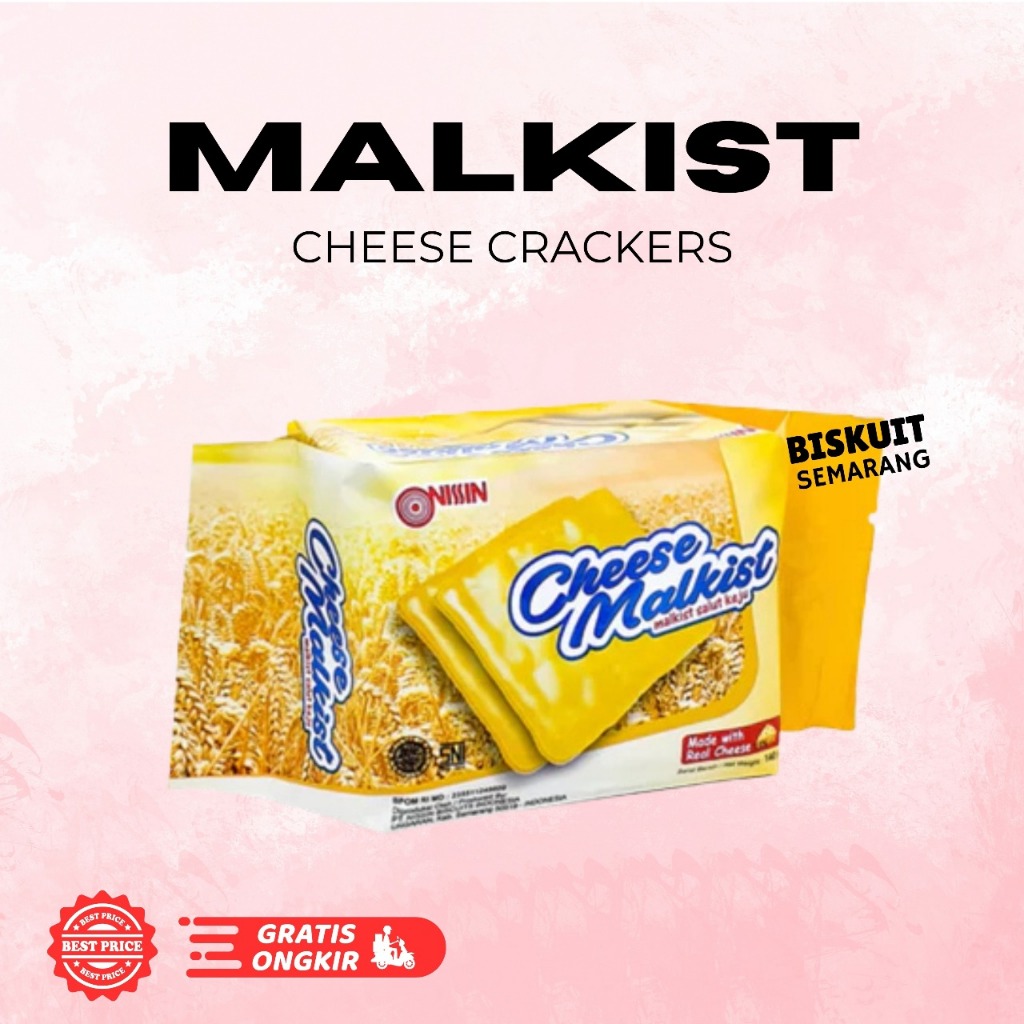 

Nissin Malkist Cheese Crackers 140gr BISKUIT SEMARANG