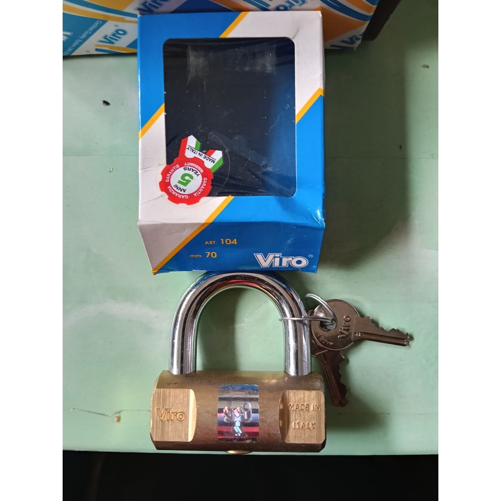 70MM GEMBOK VIRO BULAT. GEMBOK BULAT VIRO 70MM. GEMBOK VIRO ITALY