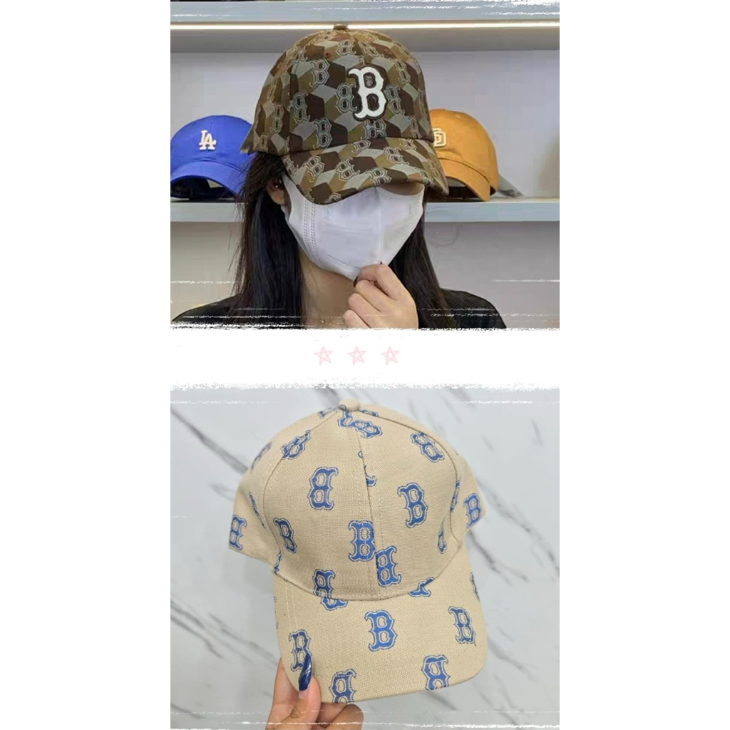 TOPI PET BASEBALL MLB BOSTON MONOGRAM CAP B PREMIUM 2 WARNA