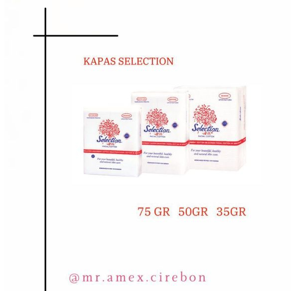 KAPAS WAJAH/KAPAS SELECTION/KAPAS /KAPAS PEMBERSIH WAJAH/KAPAS BAYI