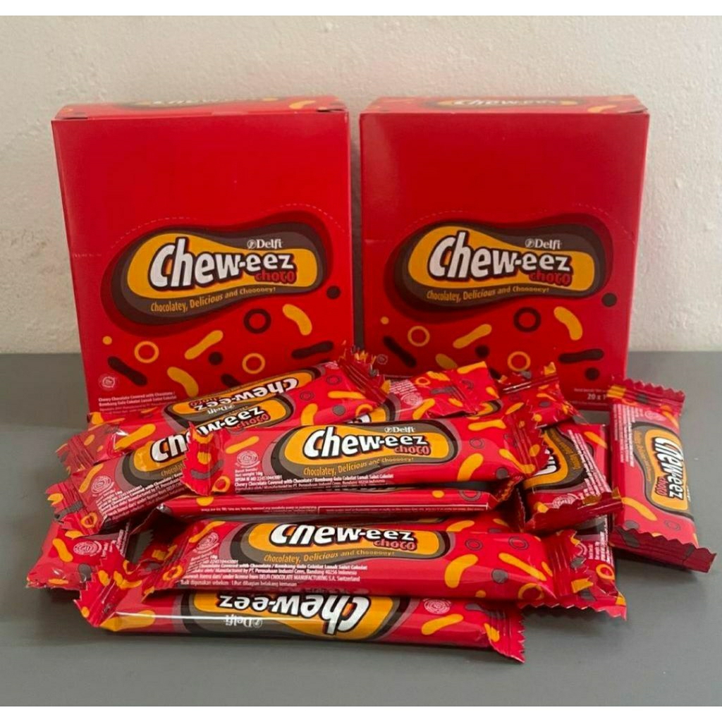 

Delfi Chew-eez Choco Cheweez ( isi 20 pcs /10gr )