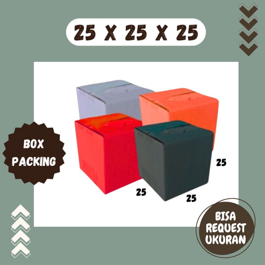

Karton 25x25x25 Kardus A1 Packing Dus Kotak Kemasan Botol Gelas Air Minum Obat Madu Agen Kertas KFC