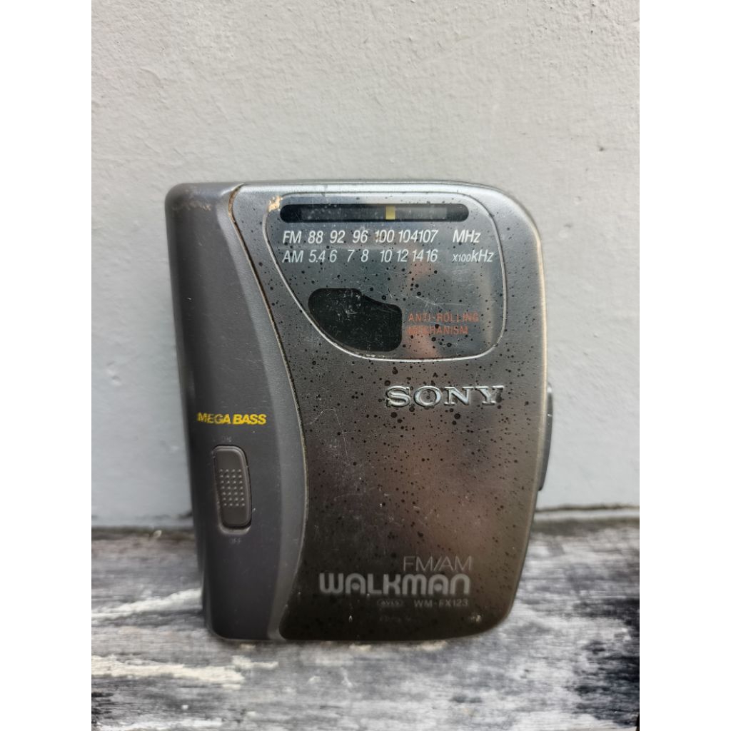 walkman kaset pita retro vintage sony wm fx 123