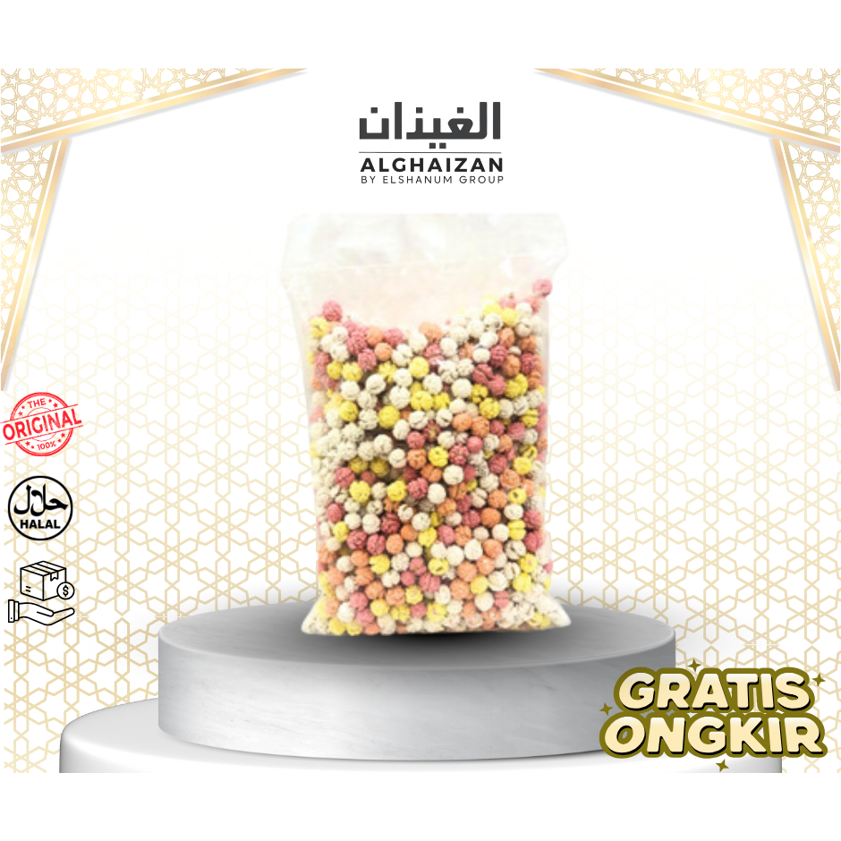 

Kacang Permen Arab Jumbo 1 kg - Permen Kacang Arab - Permen - Oleh Oleh Haji dan Umroh