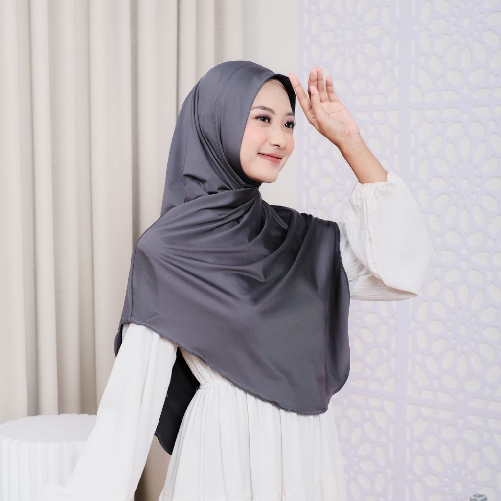 hijab instan zira bergo lycra premium byTUFACH