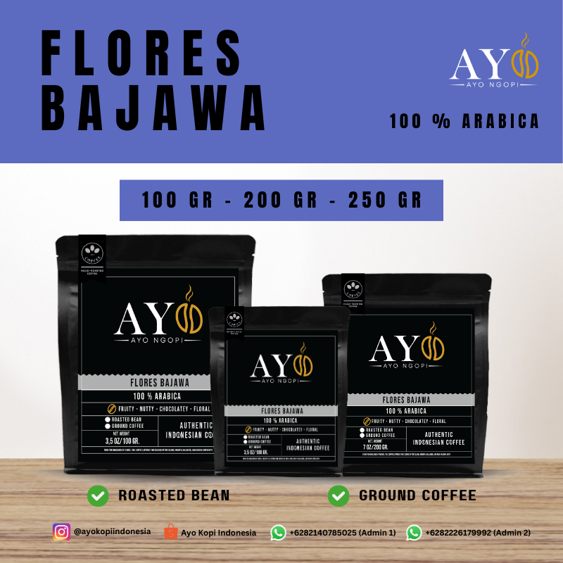 

KOPI Arabica PREMIUM Flores Bajawa AYOKOPI – Single Origin Premium NTT