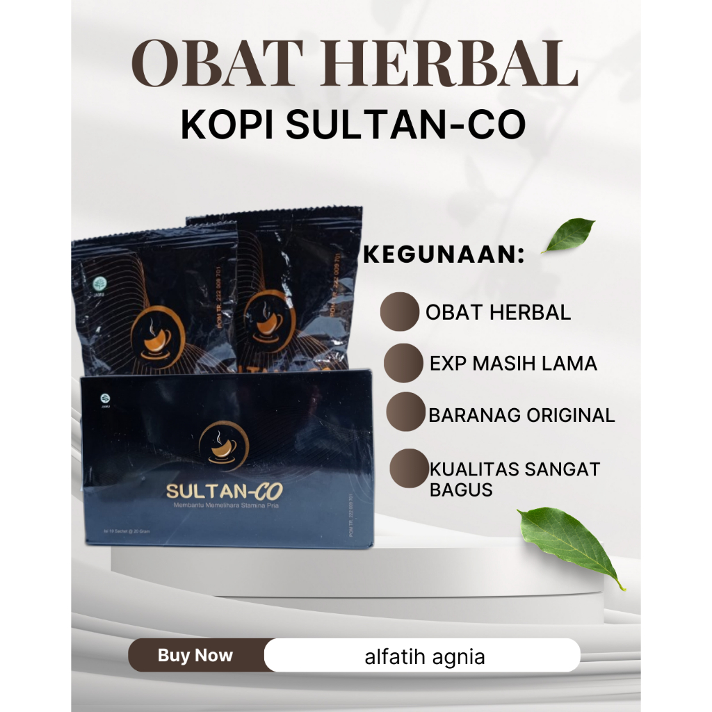 

Kopi Sultan Sultan-CO Membantu Memelihara Stamina Pria Promil Kopi Herbal Termurah Kopi Bapak COD