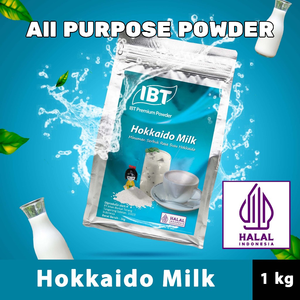 

Bahan Minuman Bubuk Rasa Hokkaido Milk IBT Premium Powder