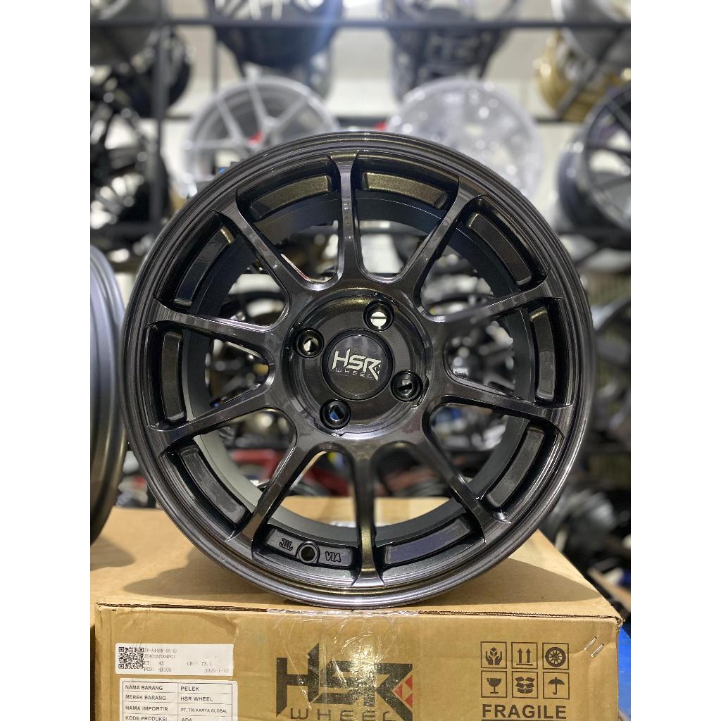 velg mobil brio ring 15 hsr wheels untuk mobil brio agya calya sigra karimun brio pelek racing