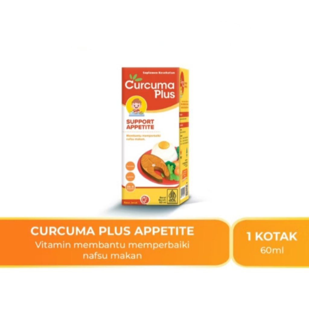 Curcuma Plus Syrup Appetite Vitamin Penambah Nafsu Makan Anak