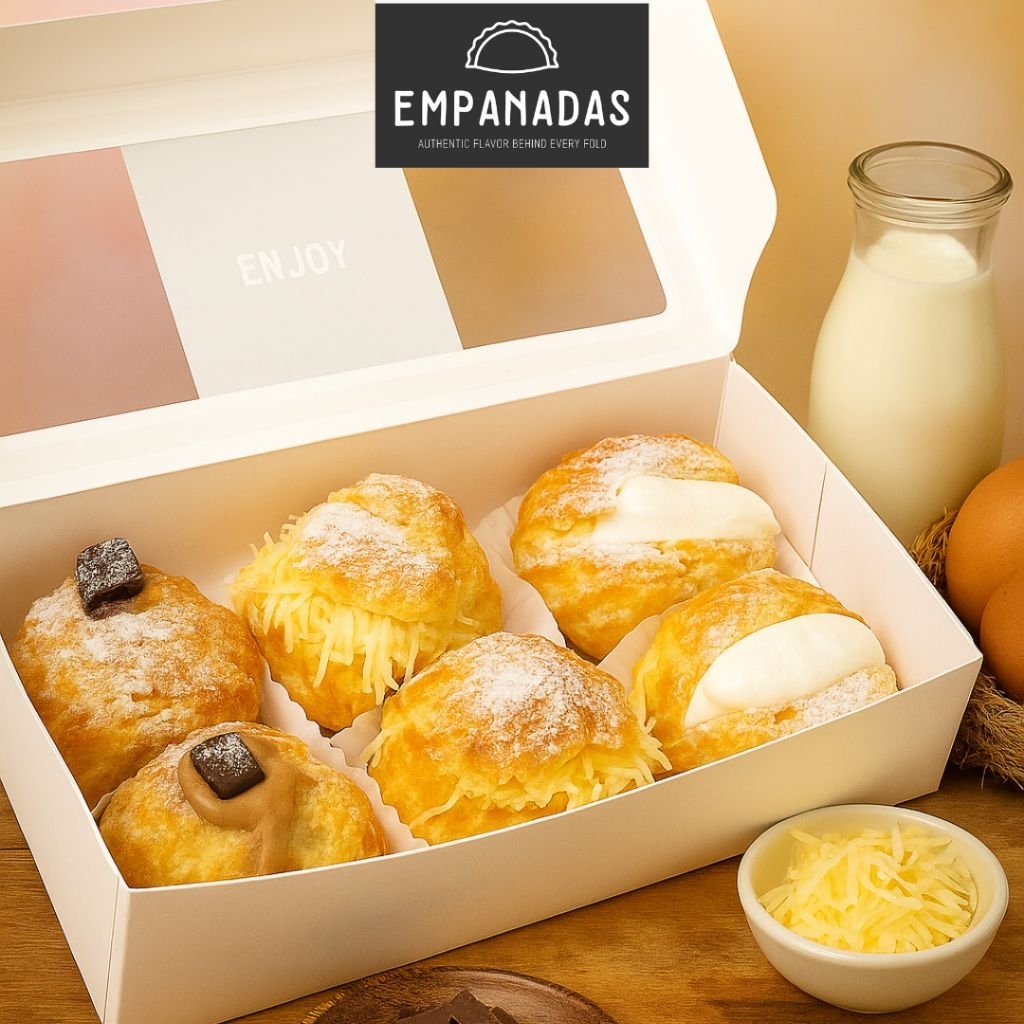 

Mix Soes 3 Rasa 1 Box (isi 6pcs)