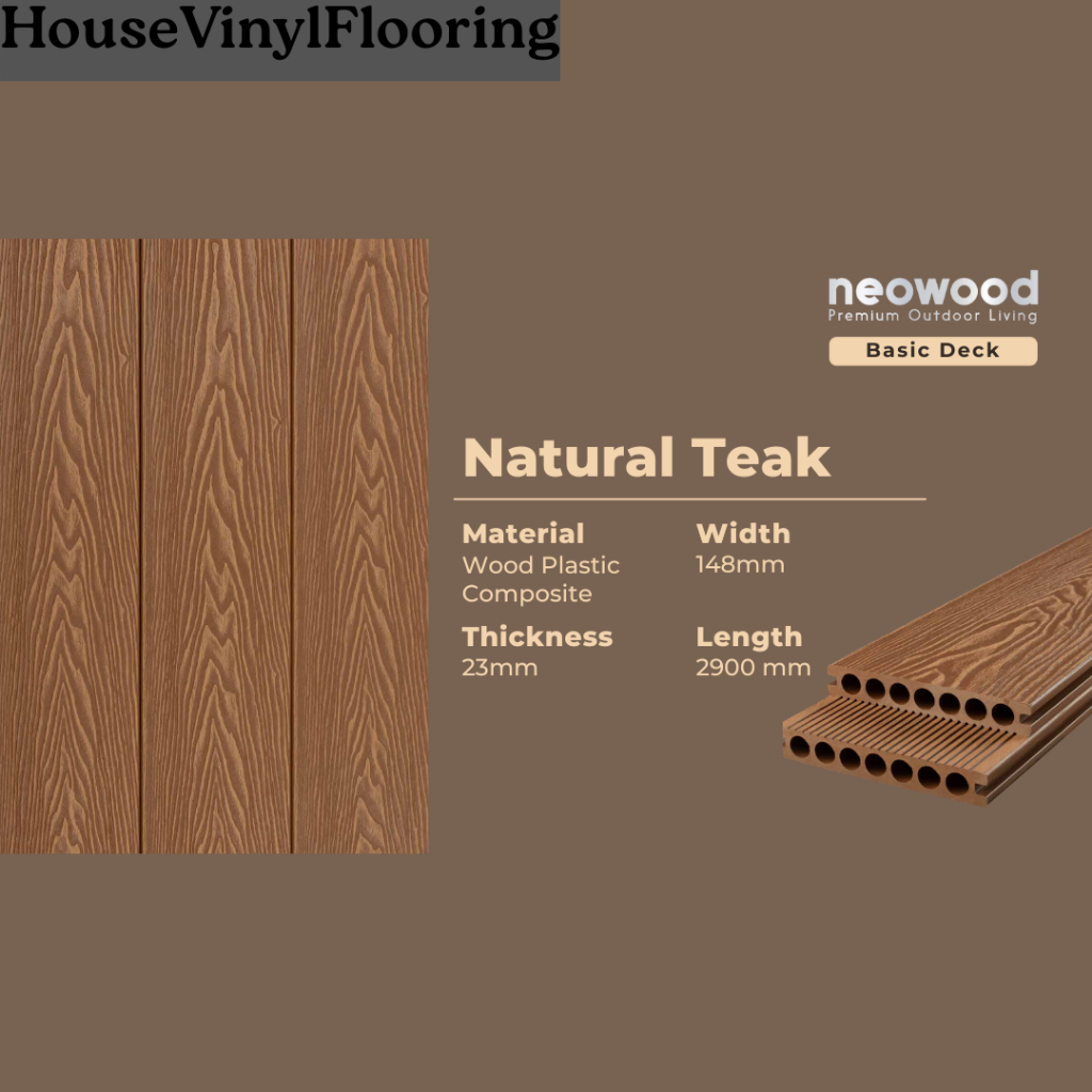 WPC decking Outdoor Neowood Basic deck interior teras rumahper batang