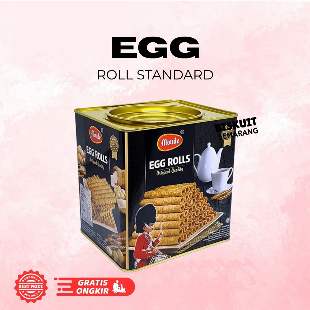 

Egg Roll 600 gr Standard Monde Egg Roll Kaleng Standar