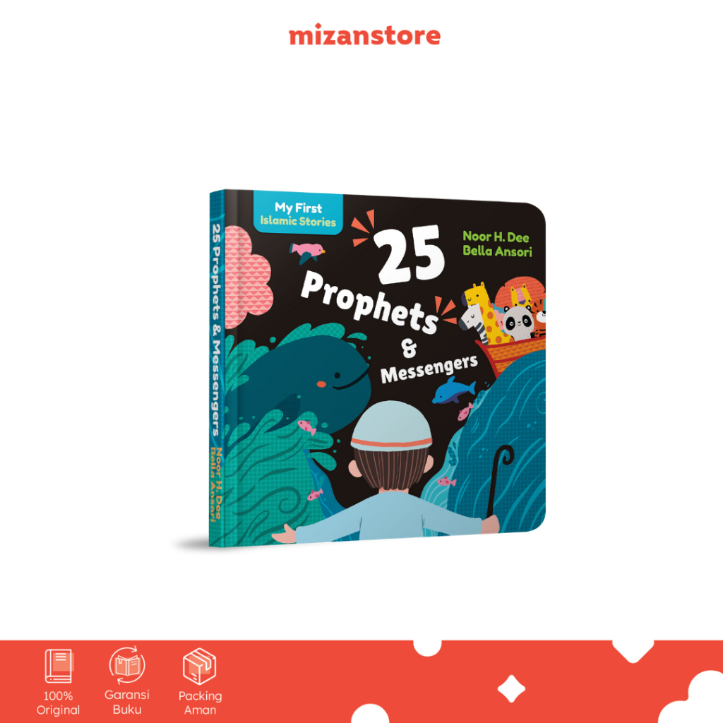 [Mizan Yogyakarta] My First Islamic Stories: 25 Prophets and Messengers English Version Boardbook