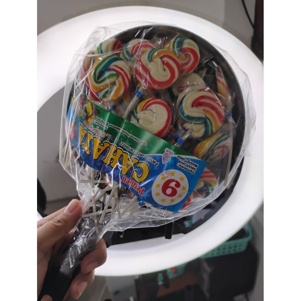 

lolipop bulat isi 60pc free panci