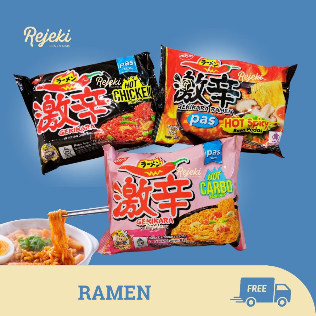 

Nissin Ramen Hot Spicy Hot Chicken Hot Carbo - Rejeki Frozen