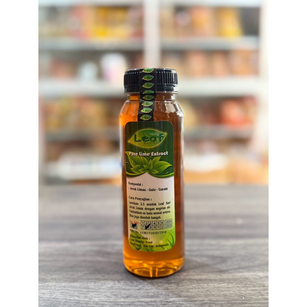 

Leaf Pure Lime Extract 250ml/syrup limau/ sengkit/ syrup jeruk limau khas pontianak