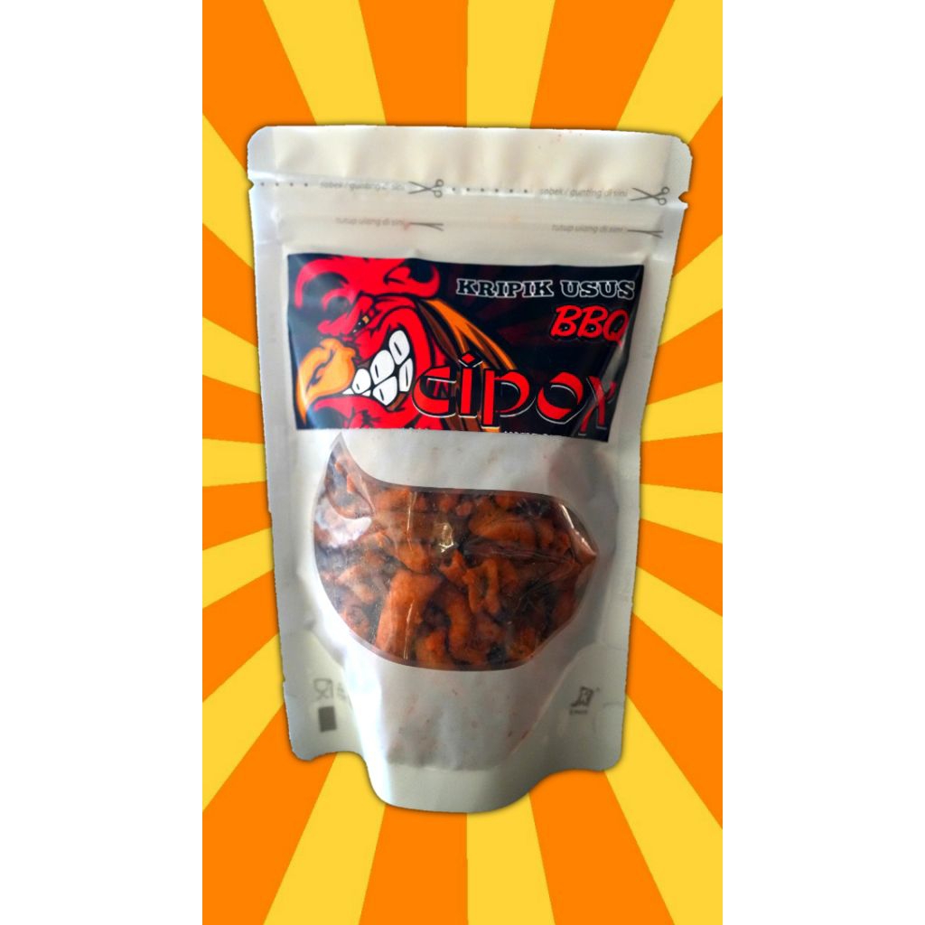 

KRIPIK USUS CRISPY BARBEQUE 100 GR