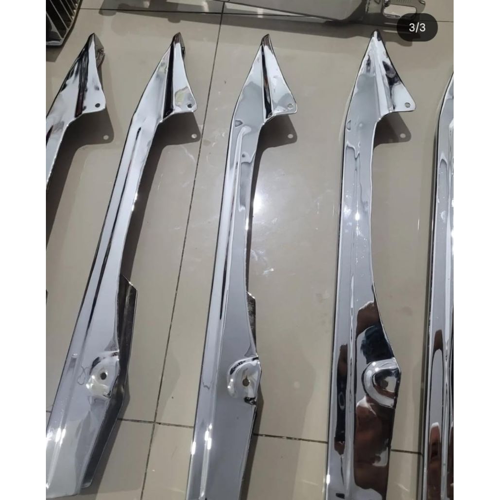 tutup rantai RX king chrome besi tebal crome medan