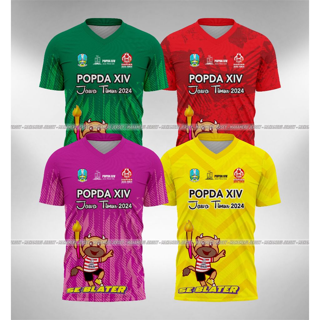 Jersey POPDA JATIM 2024 Pekan Olahraga Pelajar Daerah Jawa Timur