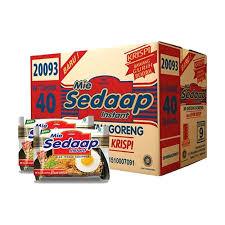 

SEDAAP MIE INSTAN GORENG AYAM KRISPI 1 DUS 40 PCS