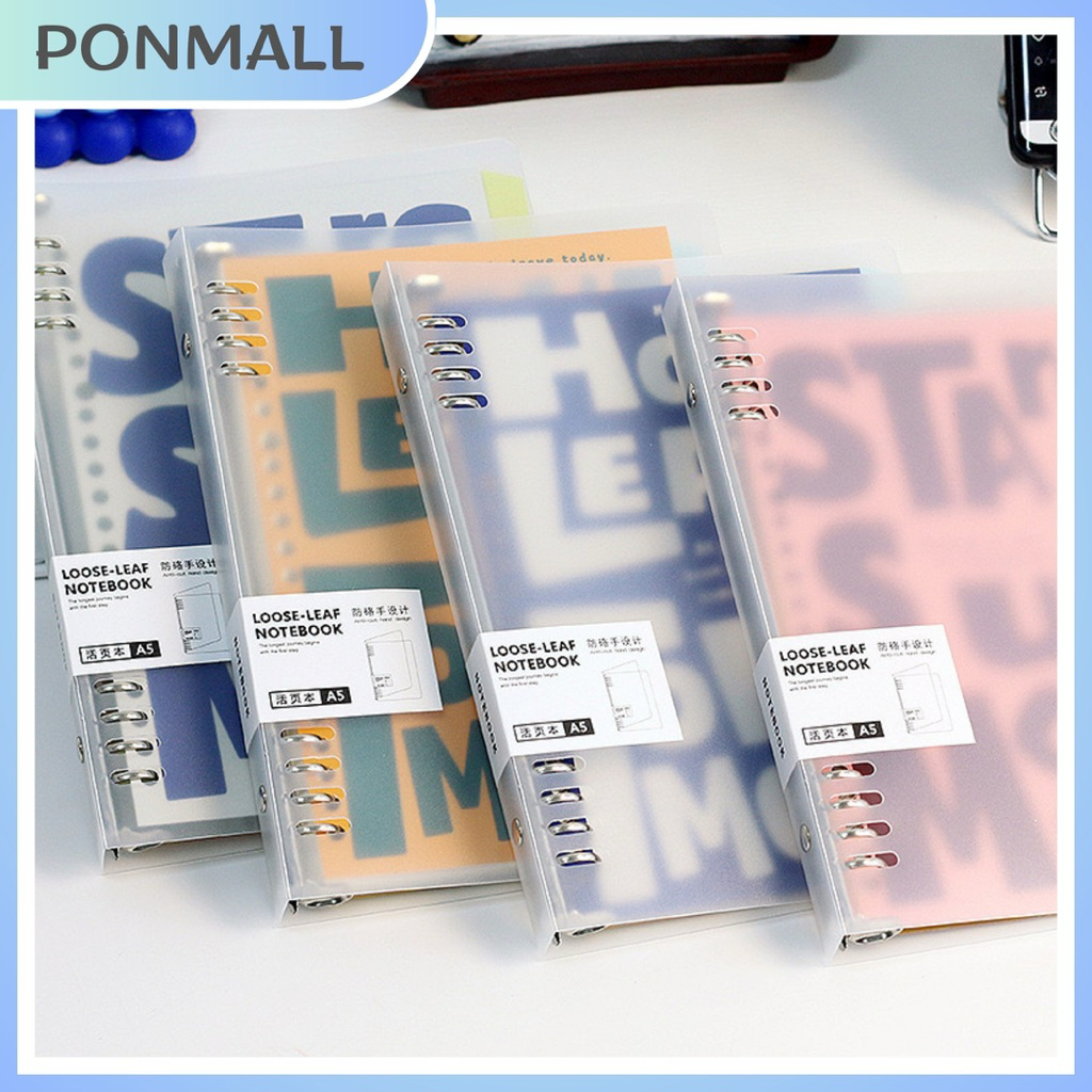 

PONMALL- Binder Aesthetic A5 | Binder Sekolah Kuliah Notebook