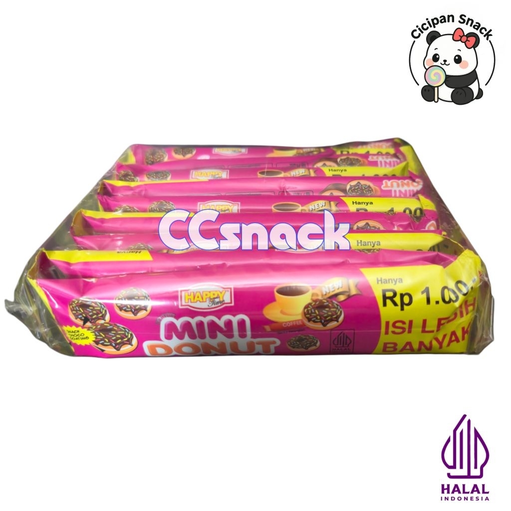 

HAPPY TIME MINI DONUT PAK ISI 10