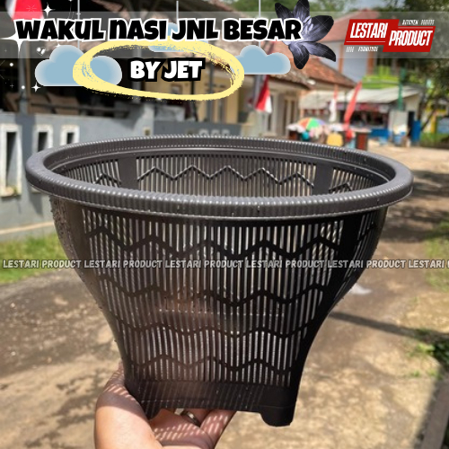 ( 6 PCS ) WAKUL BOBOKO NASI JET JNL BESAR | BAKUL NASI | BAKUL PLASTIK | WAKUL NASI | WAKUL PLASTIK 