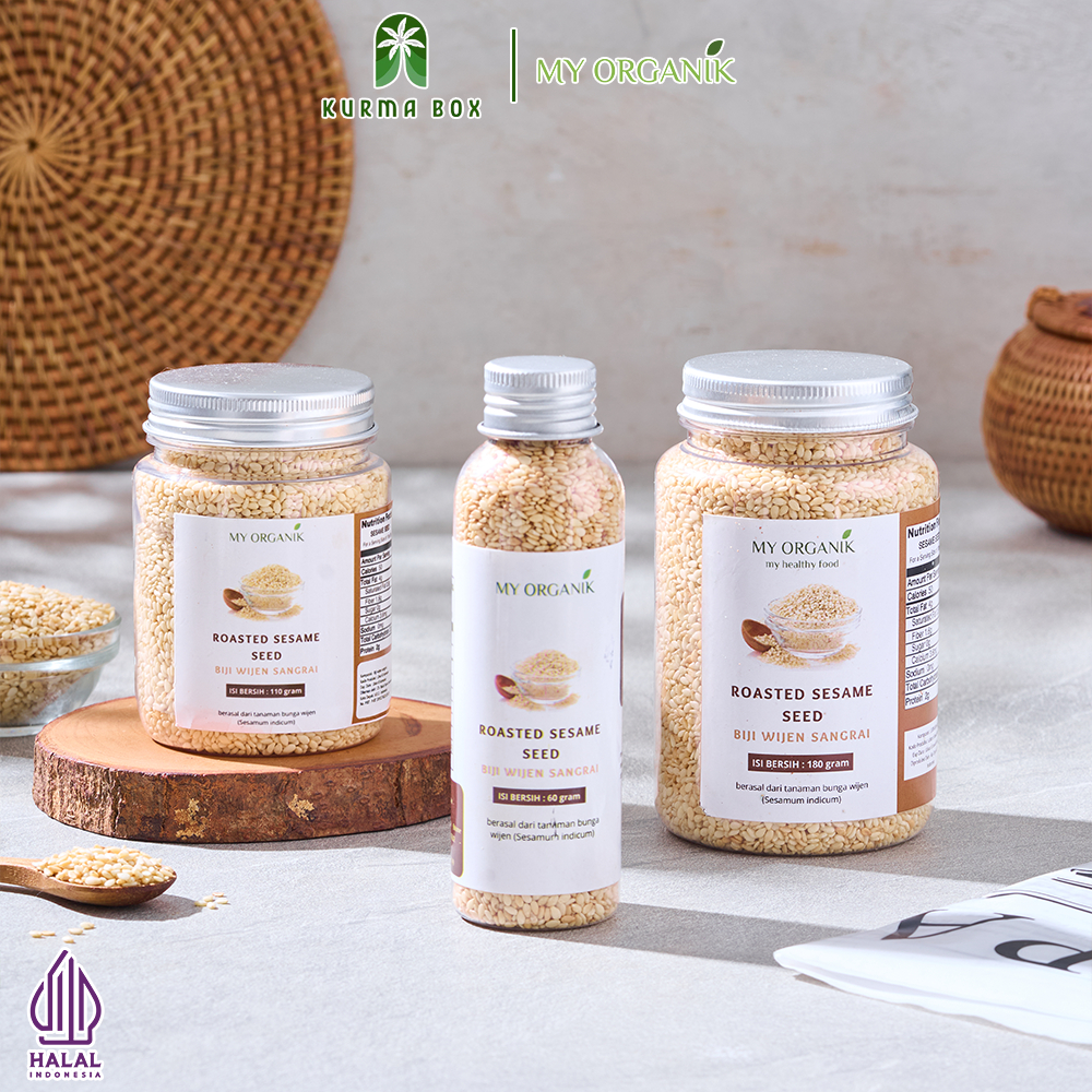 

My Organik Roasted Sesame seed Biji Wijen Bakar Wijen Putih Sangrai
