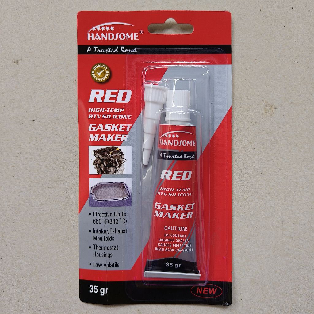 Lem Silikon Sealant Merah Handsome Red Silicone
