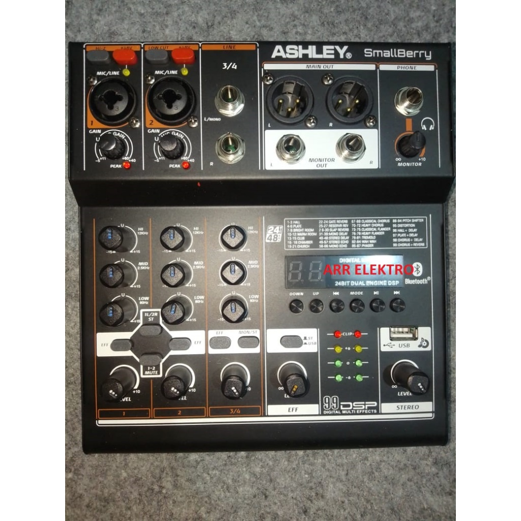 Mixer Audio Ashley Smallberry | Mixer Ashley Small Berry | MIXER 4 Channel ASHLEY