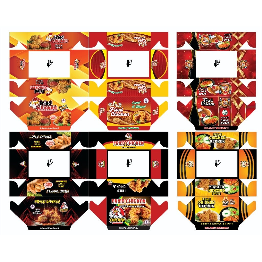 

box chicken murah isi 100 pcs