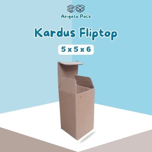 

Kardus Fliptop 5x5x6 Kardus Kemasan Packing Polos